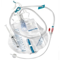 Système de drainage urinaire clos avec sonde à ballonnet