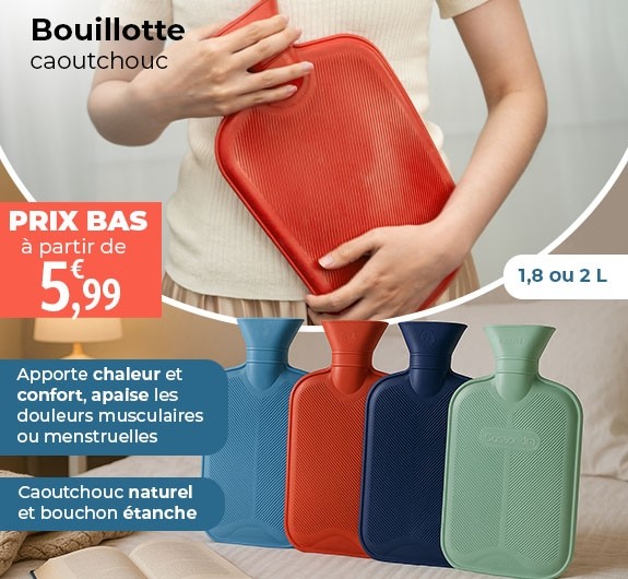 Prix bas bouillottes caoutchouc à eau CED