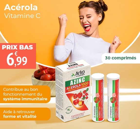 Prix bas Azinc Acérola 1000 Arkopharma