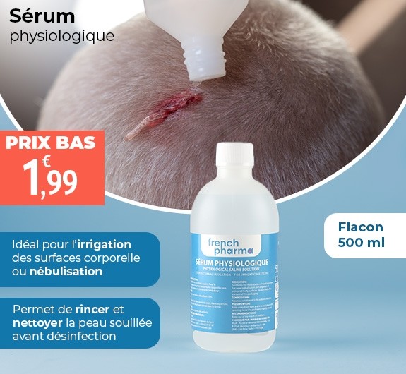 Prix bas Sérum physiologique en bouteille