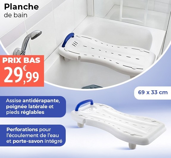 Prix bas Planche de bain Marina Invacare