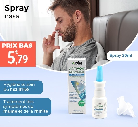Prix bas spray nasal Activox Arkopharma