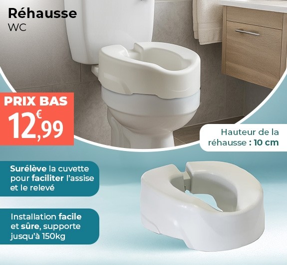 Prix bas Réhausse WC Clip Up