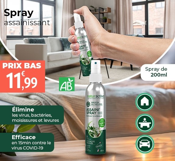 Prix bas Naturactive spray bio assainissant