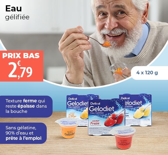 Prix bas Gelodiet eau gélifiée