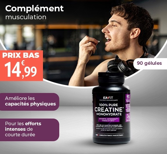 Prix bas Pure Créatine gélules Eafit