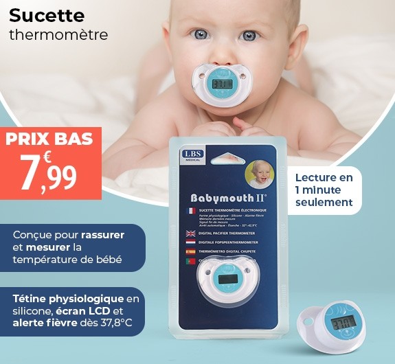 Prix bas Sucette thermomètre électronique Babymouth