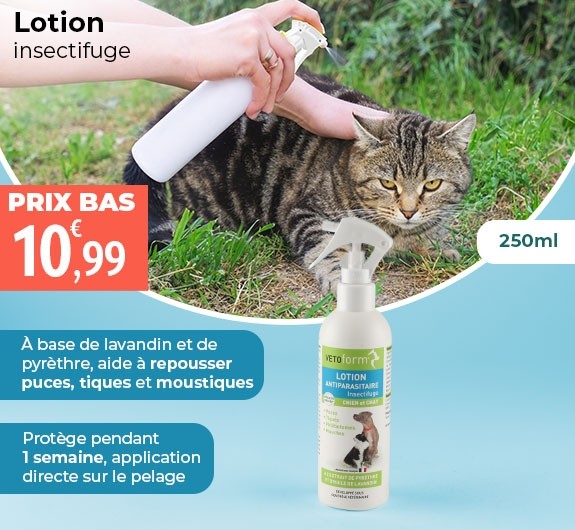 Prix bas Vetoform Antiparasitaire lotion insectifuge spray