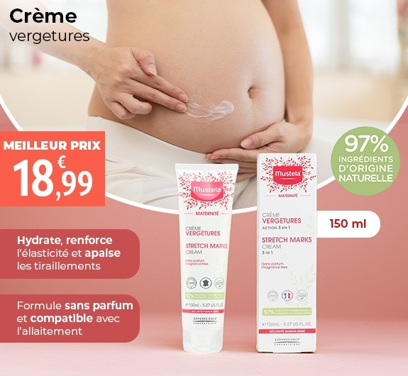 Meilleur prix Mustela Maternité Crème vergetures non parfumée