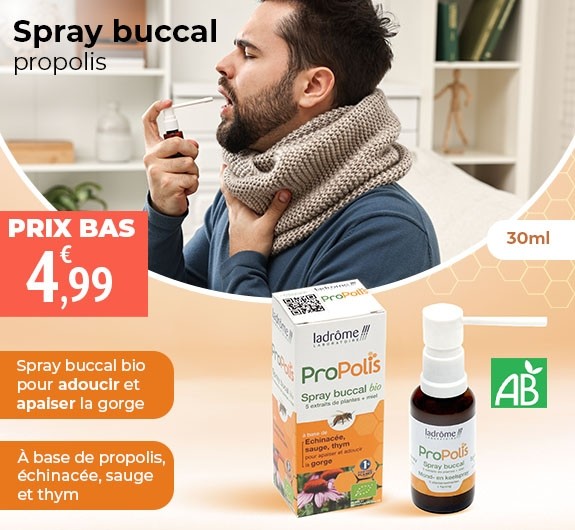 Prix bas propolis spray buccal Ladrome