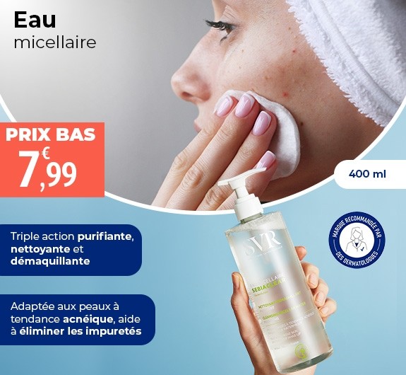 Prix bas SVR Sebiaclear eau micellaire