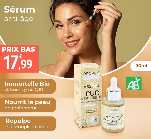 Prix bas  Absolu Pur immortelle sérum Propos Nature