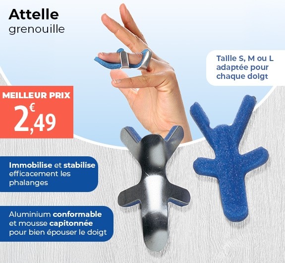 Meilleur Prix Attelle Grenouille Doigt Donjoy