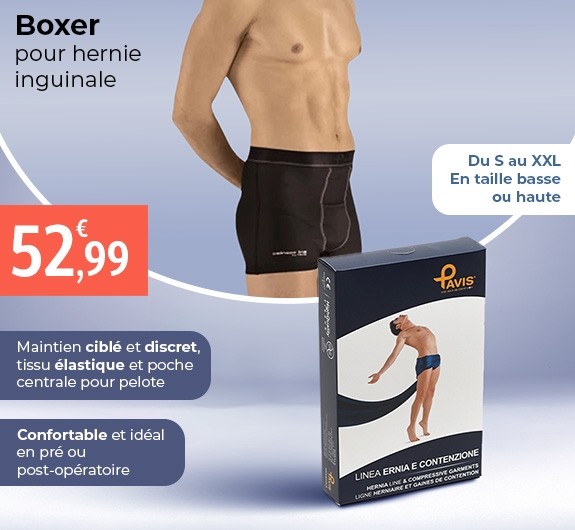 Mea ErniaBoxer pour hernie inguinale