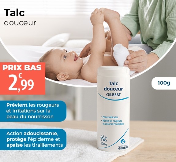Prix bas talc douceur Gilbert