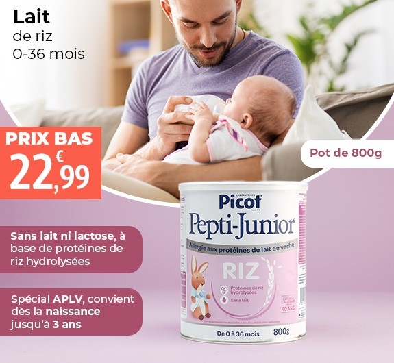 Prix bas Picot Pepti Junior Riz lait 0-36 mois