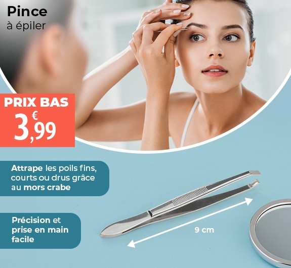 Prix bas Avril Pince à Épiler Mors Crabe