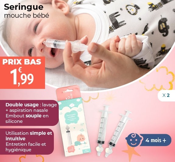 Prix bas Seringue mouche bébé