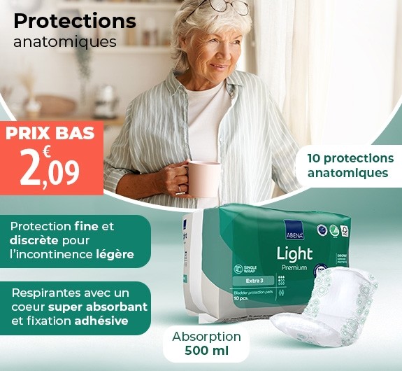 Prix bas Abena Light premium protections anatomiques Extra 3
