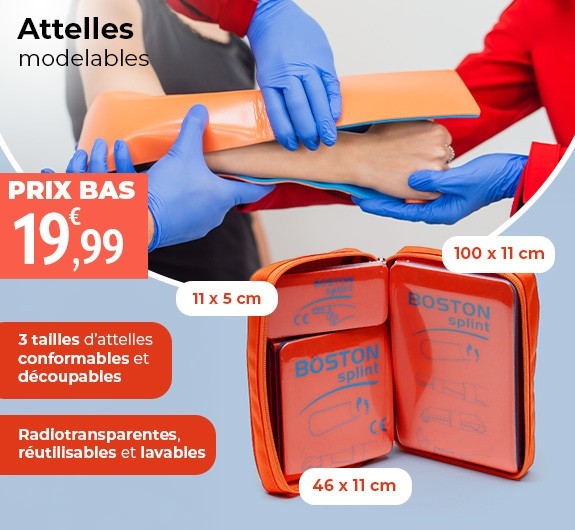 Prix bas Boston Splint Set de 3 attelles modelables
