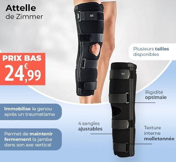 Prix bas Velpeau Genucast attelle de Zimmer