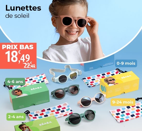 Prix bas Lunettes de soleil Béaba enfant