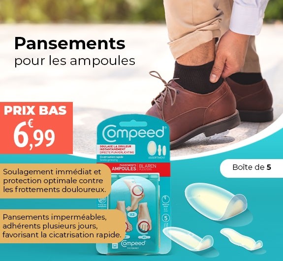 Prix bas pansements ampoules