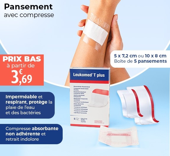 Prix bas BSN Leukomed T Plus 5 pansements