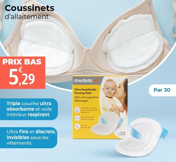 Prix bas Medela coussinets d'allaitement ultra respirants