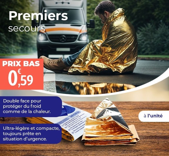 Prix bas couverture de survie