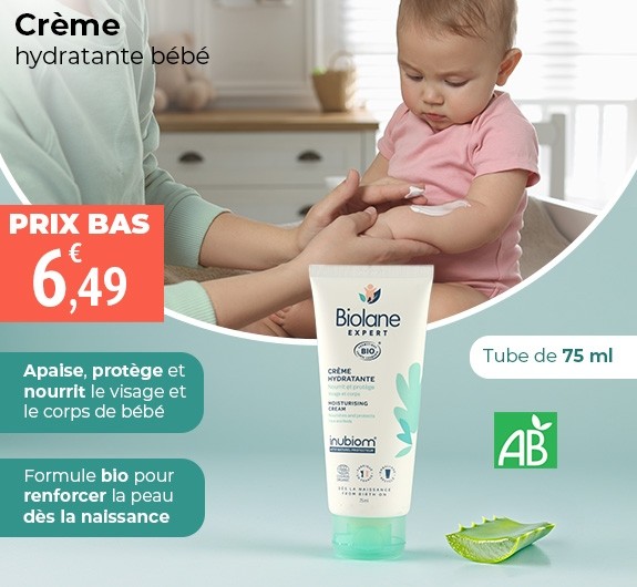 Prix bas Biolane Expert crème hydratante bio