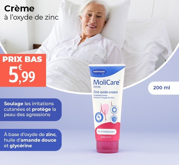 Prix bas Molicare Skin Crème à l'oxyde de zinc