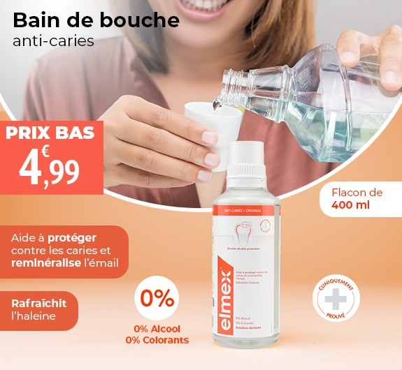 Prix bas Elmex Anti Caries bain de bouche