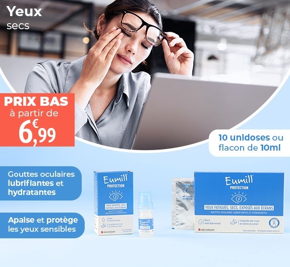 Prix bas Eumill Protection gouttes oculaires