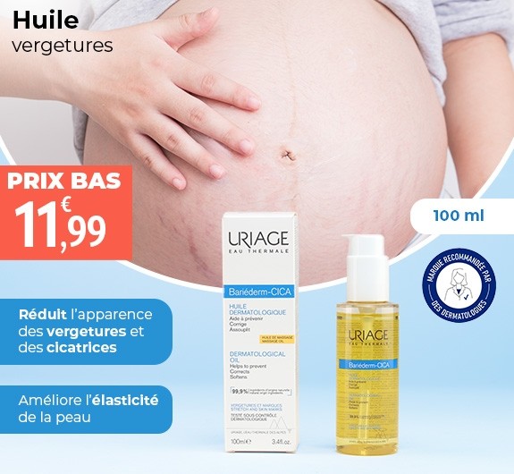 Prix bas Uriage Bariéderm Cica-Huile dermatologique