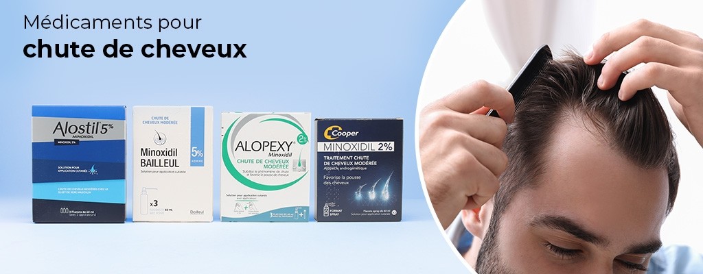 Mea médicaments Minoxidil cheveux