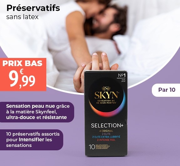 Prix bas Manix Skyn Sélection+ préservatifs sans latex