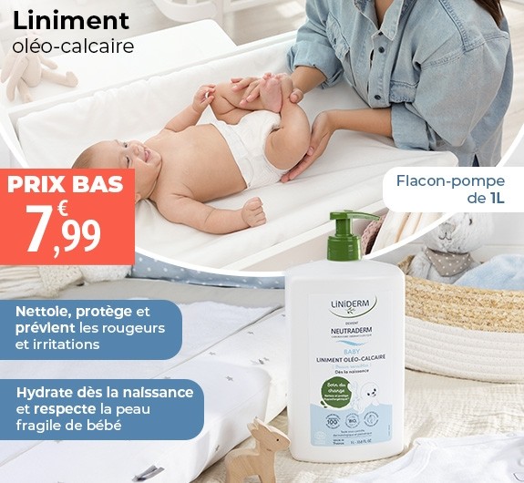 Prix bas Neutraderm liniment oléo-calcaire Bio