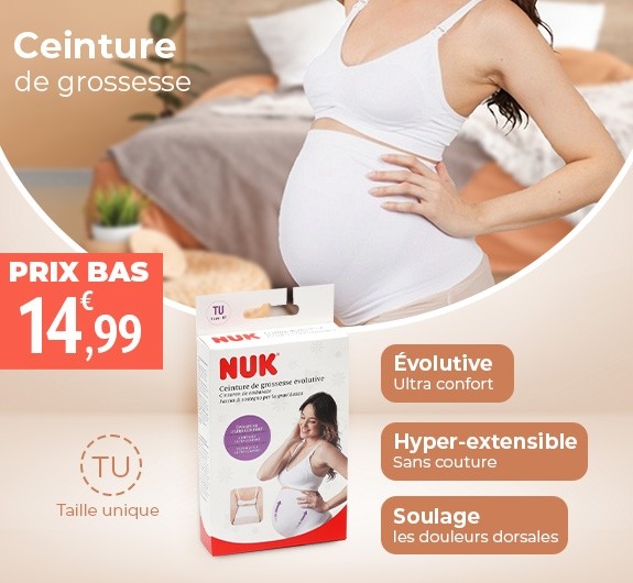 Prix bas Nuk ceinture de grossesse évolutive