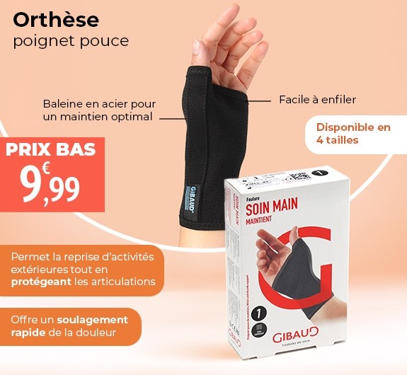 Prix bas Gibaud Poignet pouce de maintien