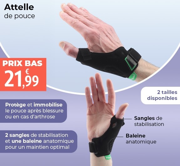 Prix bas Rhizo Classic attelle de pouce Velpeau