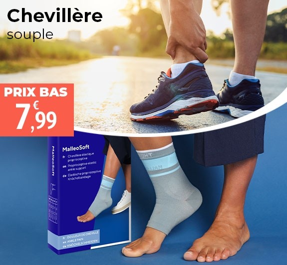 Prix bas Chevillère élastique Malleosoft