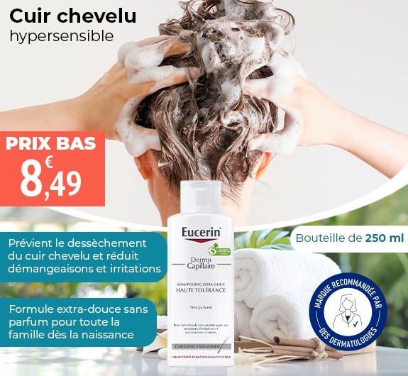 Mea Eucerin shampooing haute tolérance
