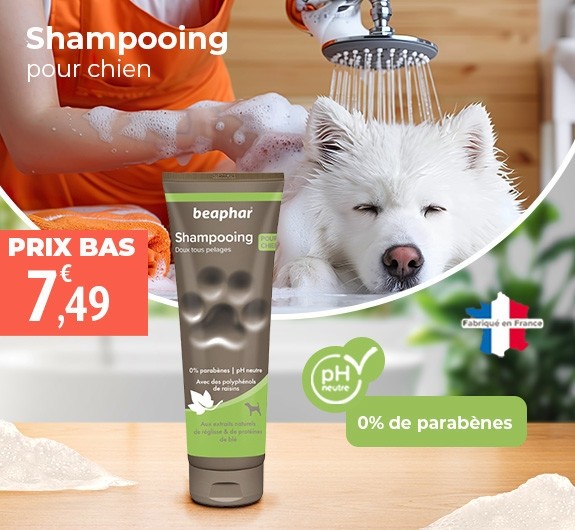 Prix bas Shampooing doux chien Beaphar
