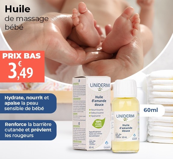 Prix bas huile d'amande douce Liniderm