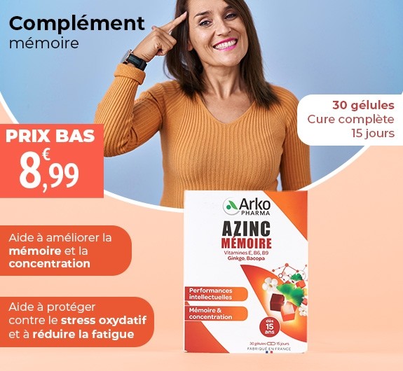 Prix bas Azinc mémoire Arkopharma