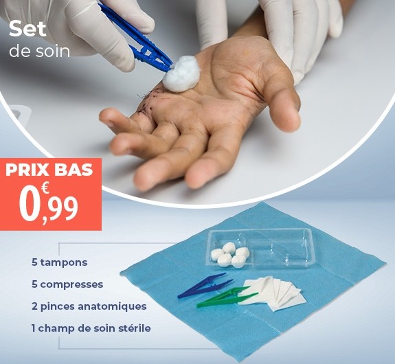 Prix bas set pansement stérile Euromedis