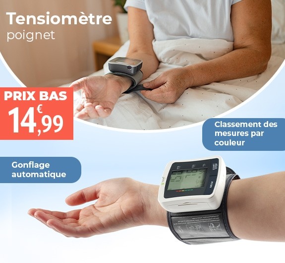 Prix bas Tensiomètre poignet E-Tens
