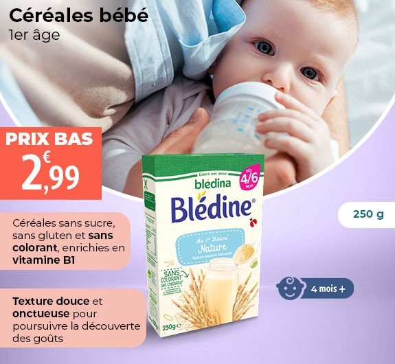 Prix bas Blédine céréales