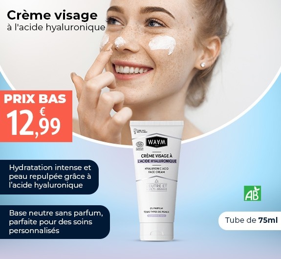 Prix bas crème visage waam